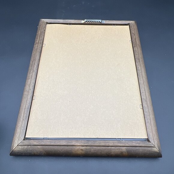 Vintage 11"x14" Almaden Centennial Brandy Mirror Sign with St Bernard Mascot - Picture 7 of 12